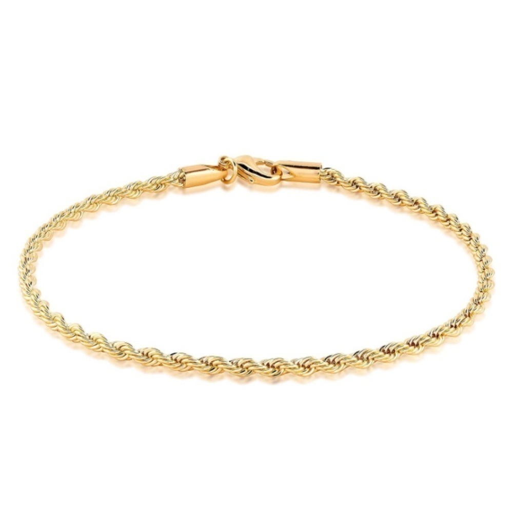 Anklet Bracelet for Women 18K Gold Plated Women’s Ankle Bracelet Made in Brazil